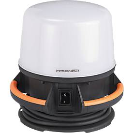 Brennenstuhl professionalLINE LED Baustrahler ORUM 5050 M, 360° Abstrahlwinkel, 5800 lm, IP54, IK08, L 280 x B 280 x H 286 mm, schwarz