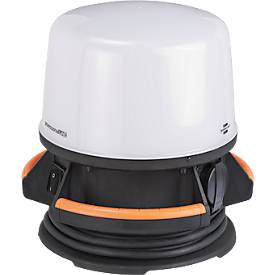 Brennenstuhl professionalLINE LED Baustrahler ORUM 5050 M, 360° Abstrahlwinkel, 5800 lm, IP54, IK08, L 280 x B 280 x H 286 mm, schwarz