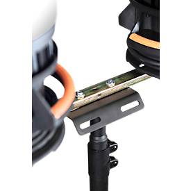 Brennenstuhl professionalLINE LED Baustrahler ORUM 5050 M, 360° Abstrahlwinkel, 5800 lm, IP54, IK08, L 280 x B 280 x H 286 mm, schwarz