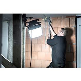Brennenstuhl professionalLINE LED Baustrahler ORUM 5050 M, 360° Abstrahlwinkel, 5800 lm, IP54, IK08, L 280 x B 280 x H 286 mm, schwarz