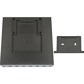 Brennenstuhl Solar LED Außenstrahler SOL 1000 Plana, 1000 lm, 4 Lichtmodi, Bewegungs- & Dämmerungssensor, IP54, grau