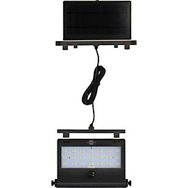 Brennenstuhl Solar LED Strahler SOL 1000 Pad, 1000 Lumen, IP65, Bewegungs- und Dämmerungssensor, 4 Modi, Schwarz
