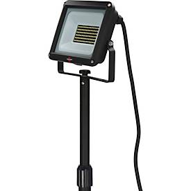 Brennenstuhl Stativ LED Strahler JARO 7060 T, 5800 Lumen, 50W, IP65, höhenverstellbar bis 180 cm, Aluminium, schwarz