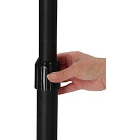 Brennenstuhl Stativ LED Strahler JARO 7060 T, 5800 Lumen, 50W, IP65, höhenverstellbar bis 180 cm, Aluminium, schwarz