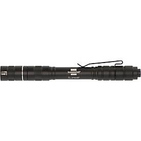 Brennenstuhl Stift-Taschenlampe LuxPremium TL 210 AF, Osram-LED, 55m Leuchtweite, Aluminium, USB C, IP44, schwarz