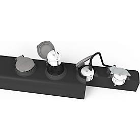 Brennenstuhl USB-C Adapter, kompakt, 2,4A Ausgang, Sicherheitsfunktionen, L 39 x B 39 x H 44 mm, weiß