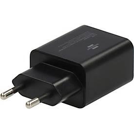 Brennenstuhl USB C Ladegerät 20W, Power Delivery, inkl. 1m Kabel, kompakt B 39 x T 80 x H 26 mm, schwarz, 80g
