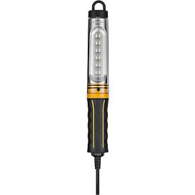 Brennenstuhl WL 550 LED-Werkstatt-Leuchte, 3 Schaltstufen, 12 SMD-LEDs, kabelgebunden, 5 m Kabel, IP65, 570 lm, 6500 K, L 40 x B 120 x H 340 mm, orange/schwarz