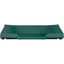 Briefablage Helit The Green Staff, für Format A4-C4, versetzt stapelbar, Recyclingkunststoff, grün, 5 Stück