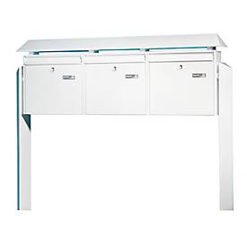 Briefkastenanlage Terzo, 3-er, weiß