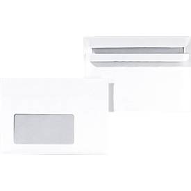 Briefumschläge, DIN C6, mit Fenster, selbstklebend, 1000 Stück