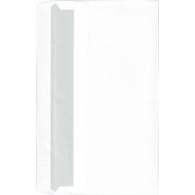 Briefumschläge, DIN lang, mit Fenster, Verschluss gerade, haftklebend, 1000 Stück