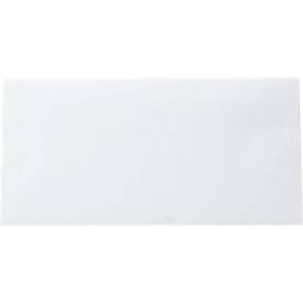 Briefumschläge, DIN lang, mit Haftklebeverschluss, ohne Fenster, hochweiß, Recyclingpapier, 80 g/m², 250 Stück
