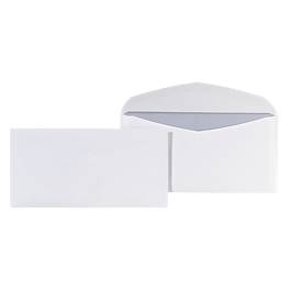 Briefumschläge, DIN lang, ohne Fenster, Verschluss dreieckig & haftklebend oder gerade & selbstklebend, 1000 Stück