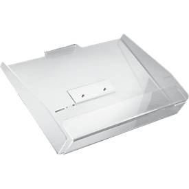 Brochure compartments, clear acrylic, for 2 x DIN A4