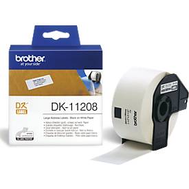 BROTHER Adress-Etiketten DK-11208, 38x90 mm, 400 Stück