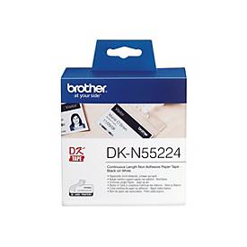 Brother DKN55224 - Papier - Schwarz auf Weiß - Rolle (5,4 cm x 30,5 m) 1 Rolle(n) Band - für Brother QL-1050, QL-1060, Q