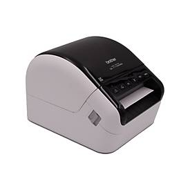 Brother Etikettendrucker QL-1110NWBc, Thermodirektdruck, 300 dpi, 69 Etiketten/min, USB/LAN/WLAN/Bluetooth, Auto-Cutter, grau-schwarz