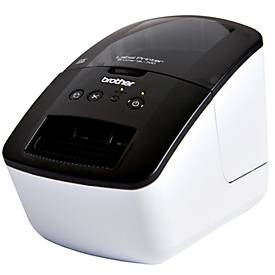 Brother Etikettendrucker QL-700, Thermodirektdruck, 300 dpi, 93 Etiketten/min, USB, Auto-Cutter, grau-schwarz