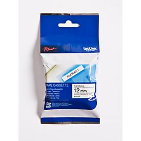 Brother M-Schriftbandkassette K 231, 12 mm, weiß/schwarz