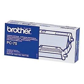 Brother PC75 - Schwarz - Farbbandkassette