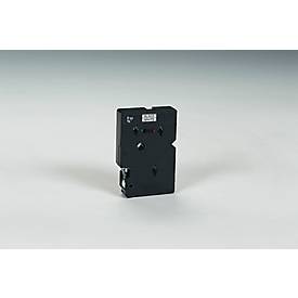 Brother Schriftbandkassette TC-291, 9 mm breit, weiß/schwarz