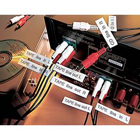 Brother Schriftbandkassette TZe-211, 6 mm breit, weiß/schwarz