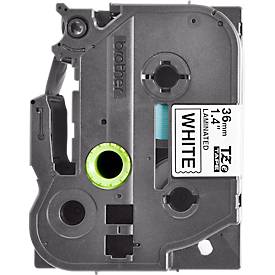 Brother Schriftbandkassette TZe-261, 36 mm, weiß/schwarz