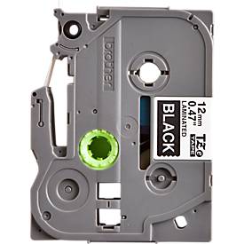 Brother Schriftbandkassette TZe-335, 12 mm breit, schwarz/weiß