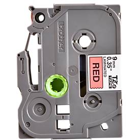 Brother Schriftbandkassette TZe-421, 9 mm breit, rot/schwarz
