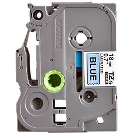 Brother Schriftbandkassette TZe-541, 18 mm breit, blau/schwarz