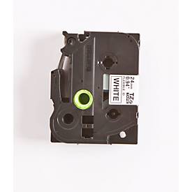 Brother Schriftbandkassette TZe-FX251, 24 mm, weiß/schwarz
