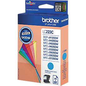 Brother Tintenpatrone LC-223C, cyan, original