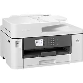 Brother Tintenstrahl-Multifunktionsdrucker MFC-J5340DWE ECO Pro , 4-in-1, Auto-Duplex/Mobildruck, USB/LAN/WLAN, bis A3, weiß