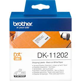 BROTHER Versand-Etiketten DK-11202, 62x100 mm, 300 Stück
