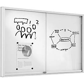 BST Brandschutz-Schaukasten MEDIA BA, für innen, ESG-Sicherheitsglas, Schiebetür, Sichtformat 27x DIN A4