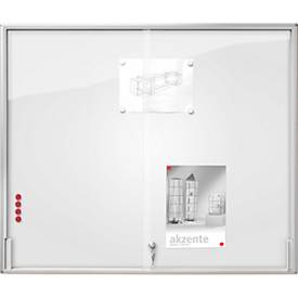 BST Schaukasten MEDIA ST, für innen, ESG-Sicherheitsglas, Schiebetür, Sichtformat 21x DIN A4