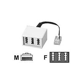 BTR - Telefonadapter - RJ-45 (M) zu TAE-NFN (W) - 10 cm