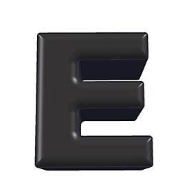 Buchstabenhocker, Kunstledersitz, Seitenflächen m. Stoffbezug, Sitzhöhe 450 mm, Buchstaben/Zahlen