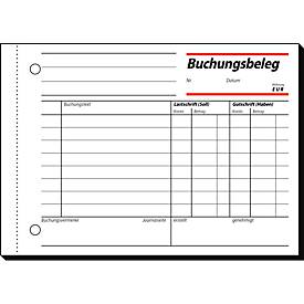 Buchungsbelege sigel® BU 615, 50 Blatt