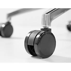 Bürostuhl EYR-002, mit 4D-Armlehnen, Synchronmechanik, Lordosenstütze, Kopfstütze, Netzrücken, schwarz