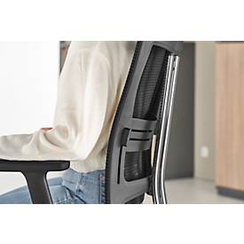 Bürostuhl NET MOTION, Synchronmechanik, mit Armlehnen, Testsieger Stiftung Warentest 2017