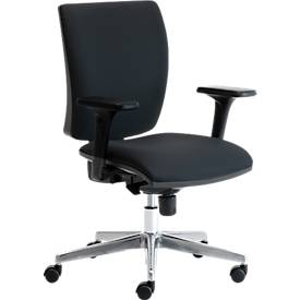 Bürostuhl SPRINTO, ohne Armlehnen, Rückenlehne mit CLIMATEX und Kunststoffschale