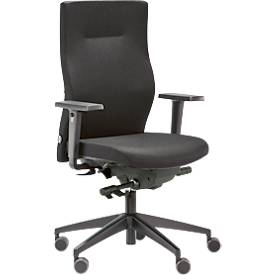 Bürostuhl SSI PROJECT SC 2340, Punktynchronmechanik, ohne Armlehnen, höhenverstellbar