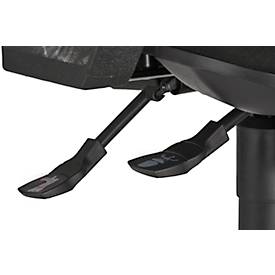 Bürostuhl Topstar POINT DELUXE, mit Armlehnen, Synchronmechanik, Bandscheibensitz, schwarz/chromsilber