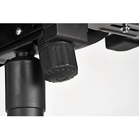 Bürostuhl Topstar POINT DELUXE, mit Armlehnen, Synchronmechanik, Bandscheibensitz, schwarz/chromsilber