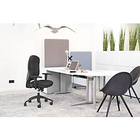 Bürostuhl WELLNESS 300, Synchronmechanik, mit Armlehnen, extra hohe Rückenlehne