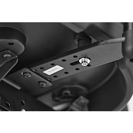 Bürostuhl WELLNESS 300, Synchronmechanik, mit Armlehnen, extra hohe Rückenlehne