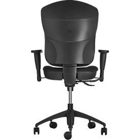 Bürostuhl WELLNESS 300, Synchronmechanik, mit Armlehnen, extra hohe Rückenlehne