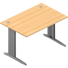 Bureau ARLON-OFFICE, l. 1200 x P 800 x H 730 mm, coloris hêtre